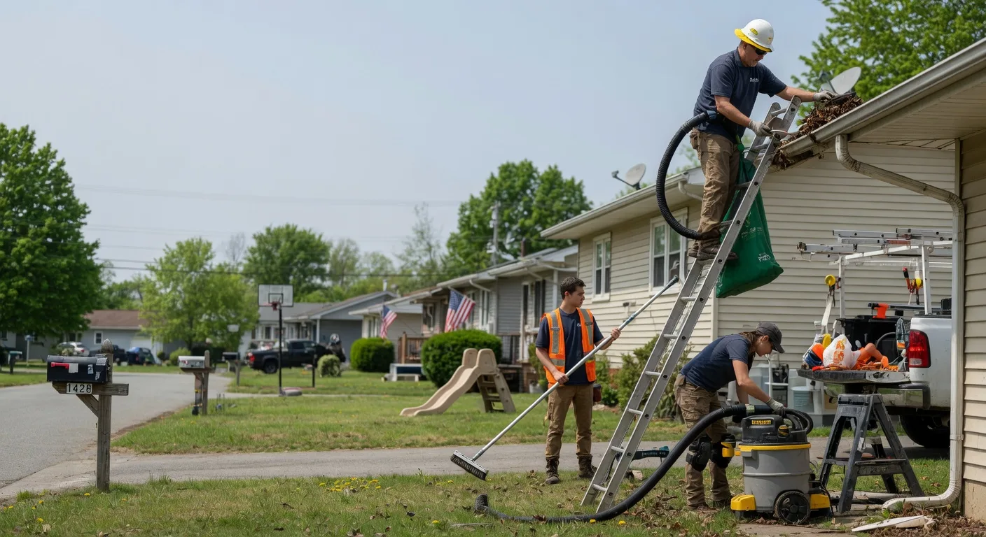 Gutter Installation in Bellefontaine, OH near me